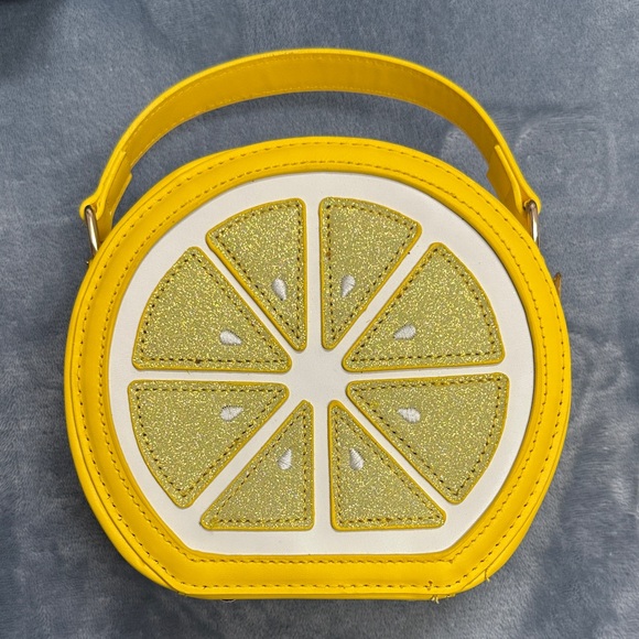 Handbags - Yellow Lemon Slice Mini Bag